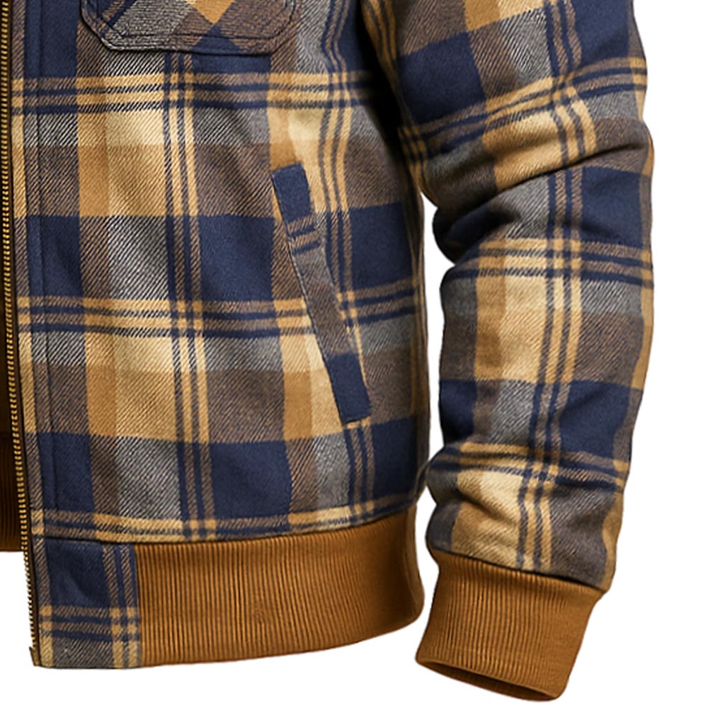 Carhartt Plaid Hooded Jacket