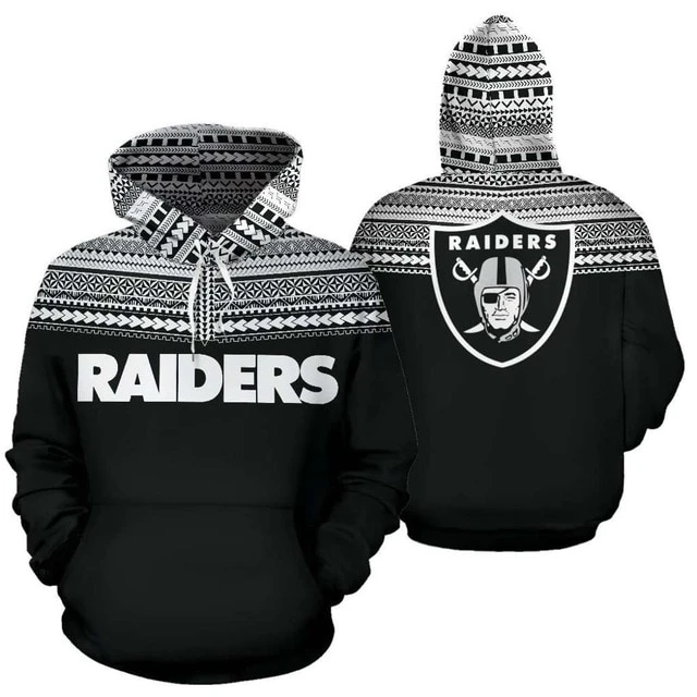 LAS VEGAS RAIDERS 3D CHRISTMAS HOODIE ABC05