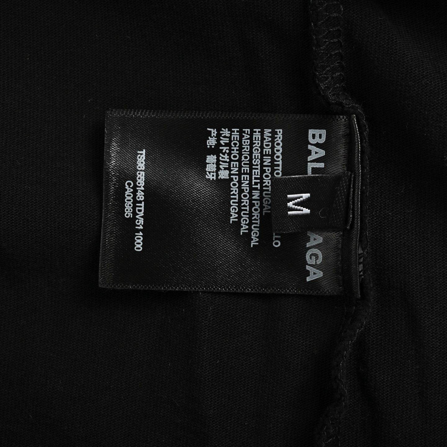Balenciaga 25ss washed 8-letter printed short sleeves