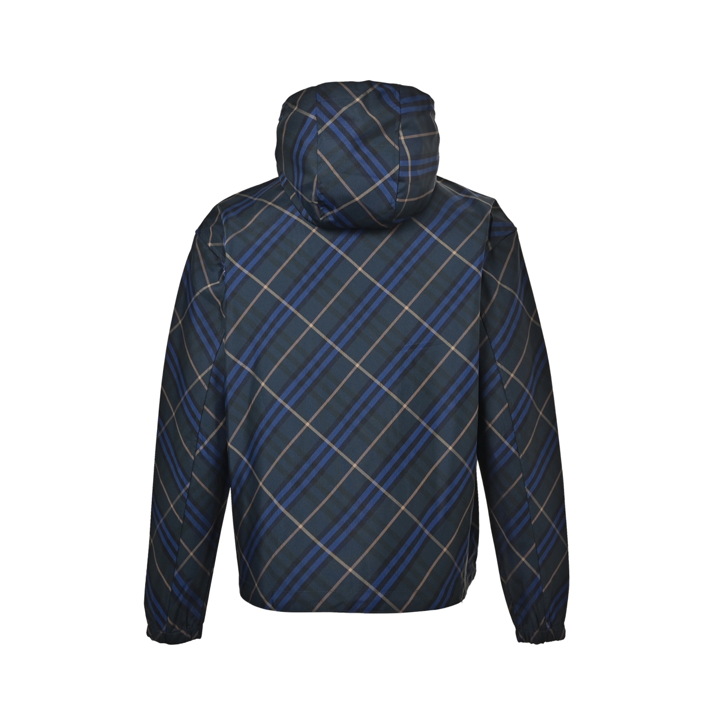 Burberry 24Fw Warhorse Embroidered Check Double-Sided Zipper Jacket