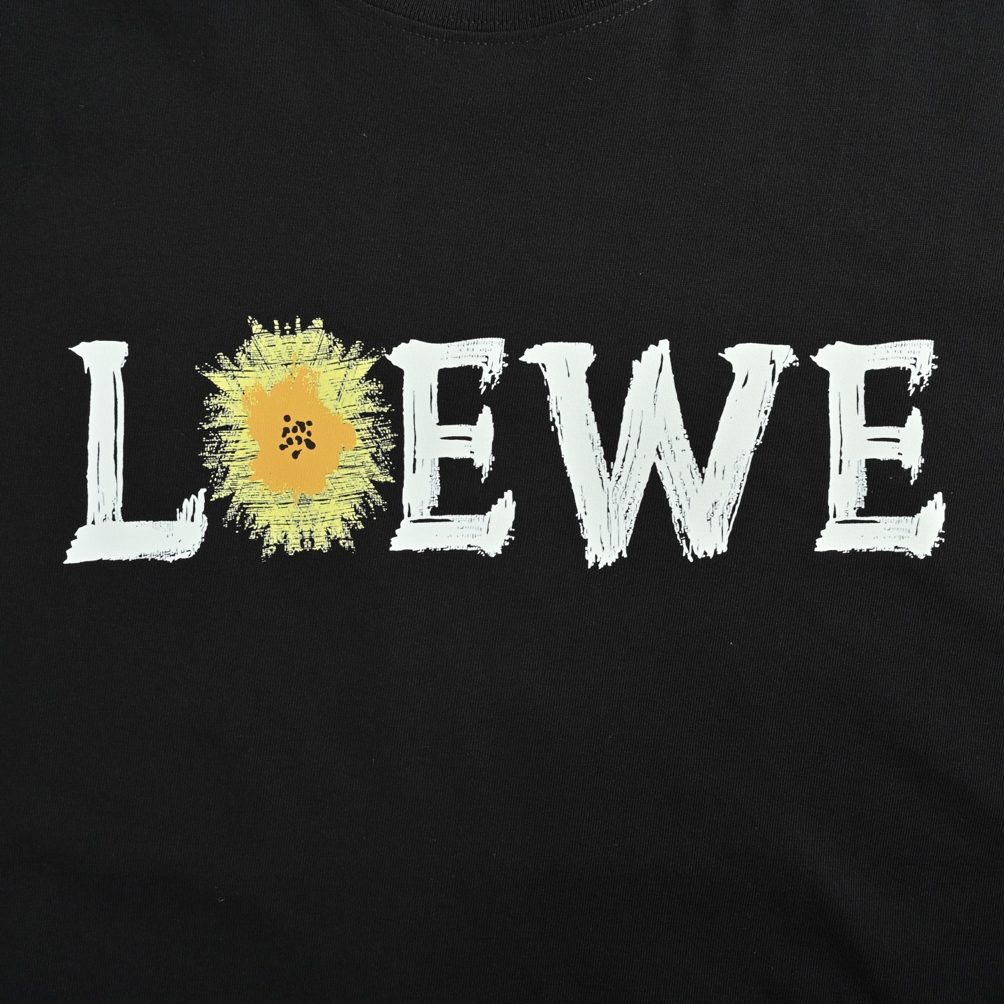 Loewe 25ss daisy logo print short-sleeve shirt