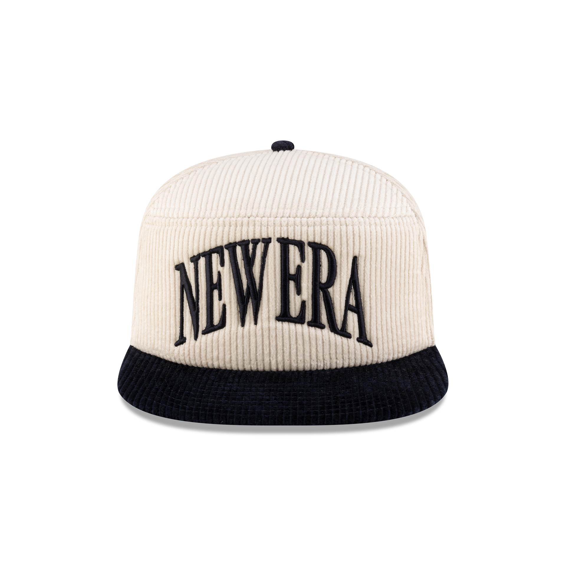 New Era Branded Paragon Corduroy Chrome White Split Panel 9FIFTY Snapback Hat