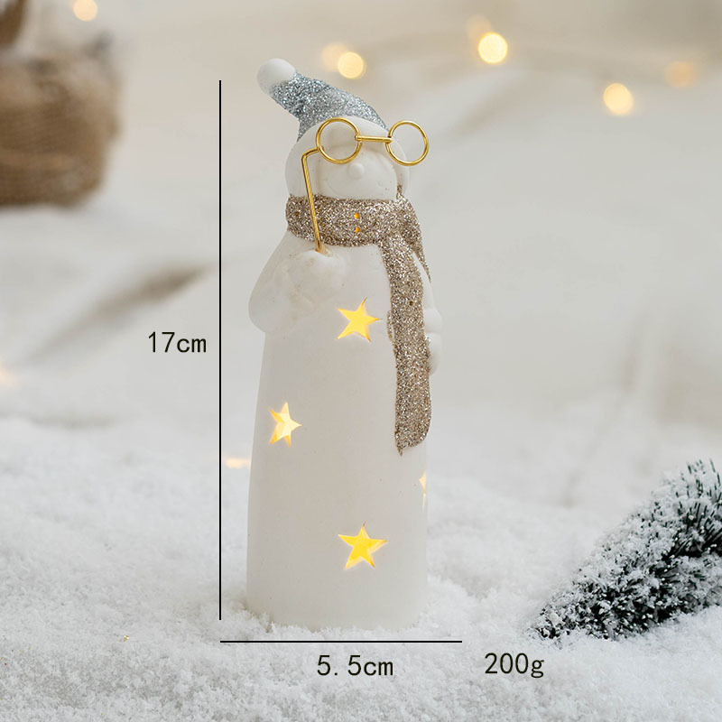 🌲🌲Christmas Ceramic Glowing Lights Decoration