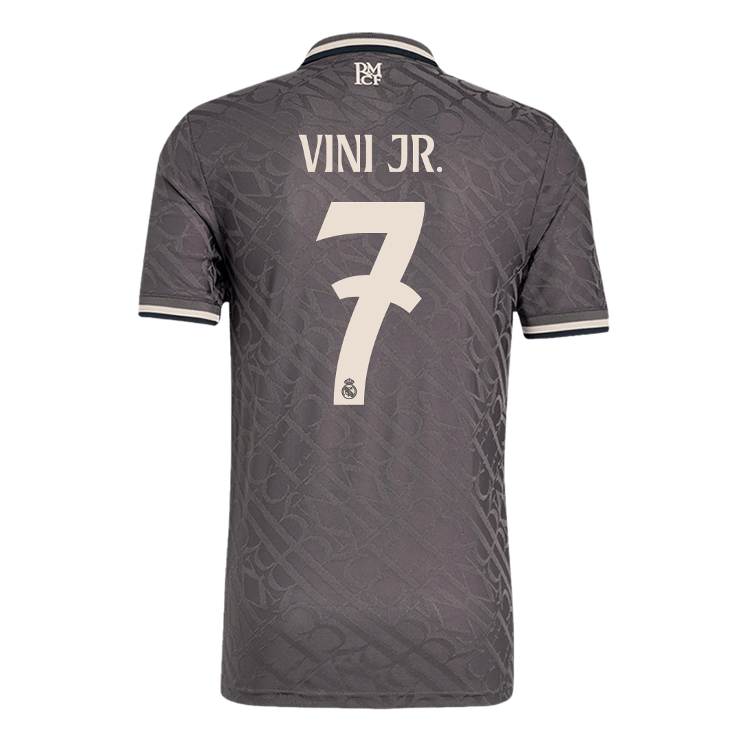 Authentic VINI JR. #7 Real Madrid Third Away Football Shirt 2024/25