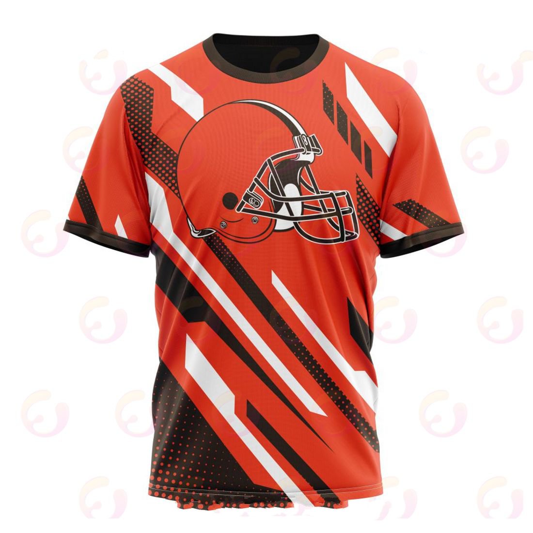 CLEVELAND BROWNS 3D HOODIE SPECIAL MOTOCROSS CONCEPT