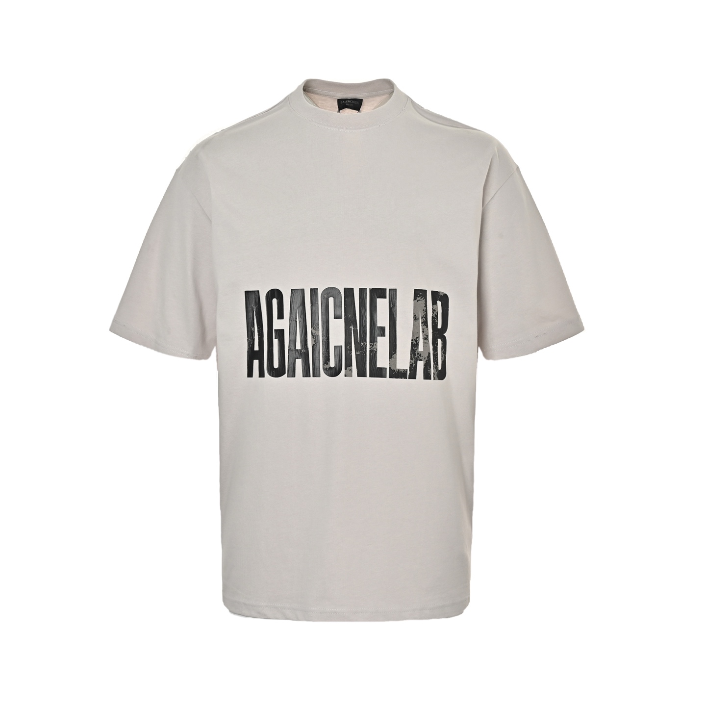 Balenciaga cracked anti-letter print short sleeve