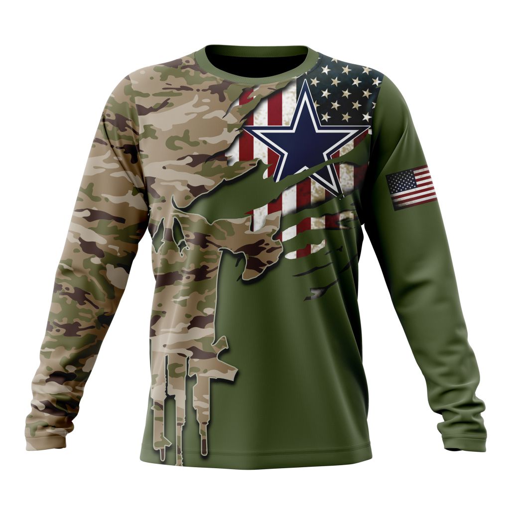 DALLAS COWBOYS 3D HOODIE VETERANS DAY
