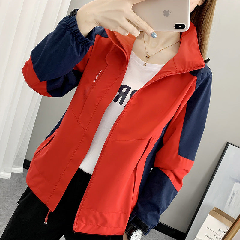 Removable Single Layer Windproof Outdoor Mountaineering Jacket