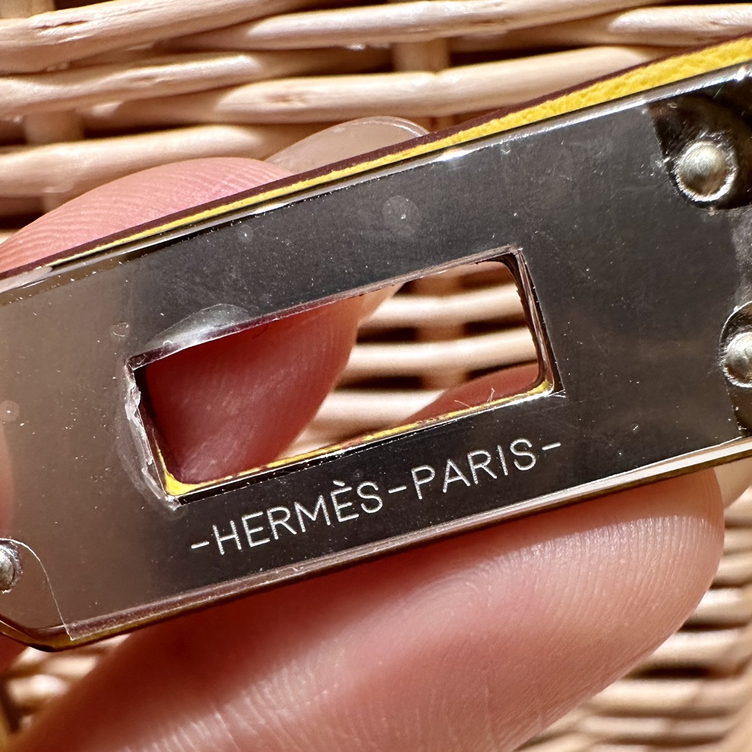 Hermès Kelly Picnic 9RLime Bag (Handmade to Order)