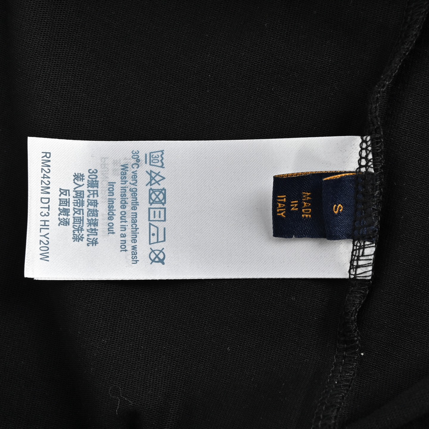 Louis Vuitton 25ss line faux pocket embroidered short sleeve
