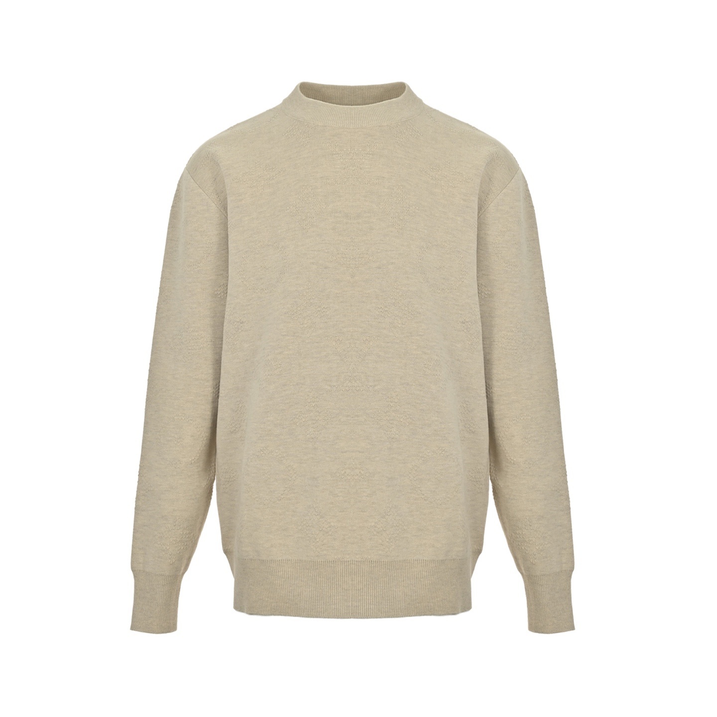 Louis Vuitton 25Fw allover jacquard crewneck sweater