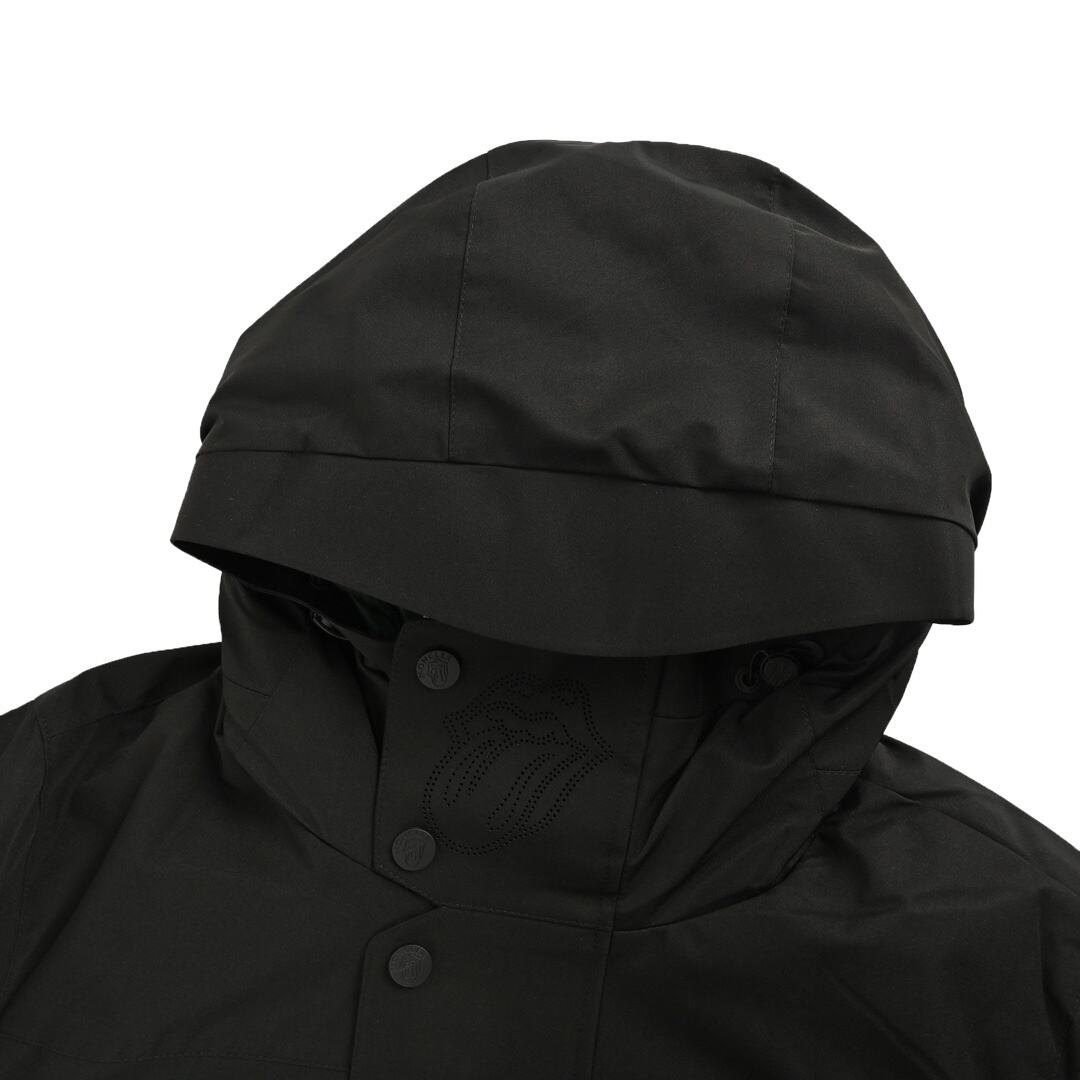 Moncler 24Fw Rolling Stones Big Tongue collaboration down jacket