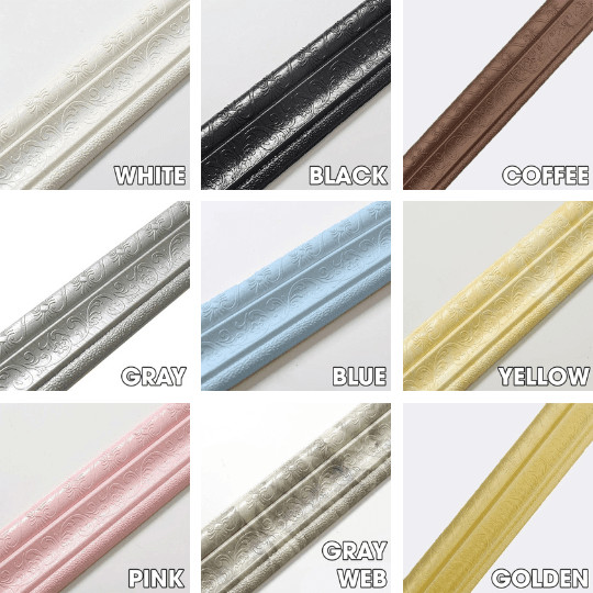🔥50% OFF Last Day Sale - Self-Adhesive 3D Wall Edging Strip (7.55 Feet)-BUY 5 GET 5 FREE (SAVE 20% OFF & FREE SHIPPING)