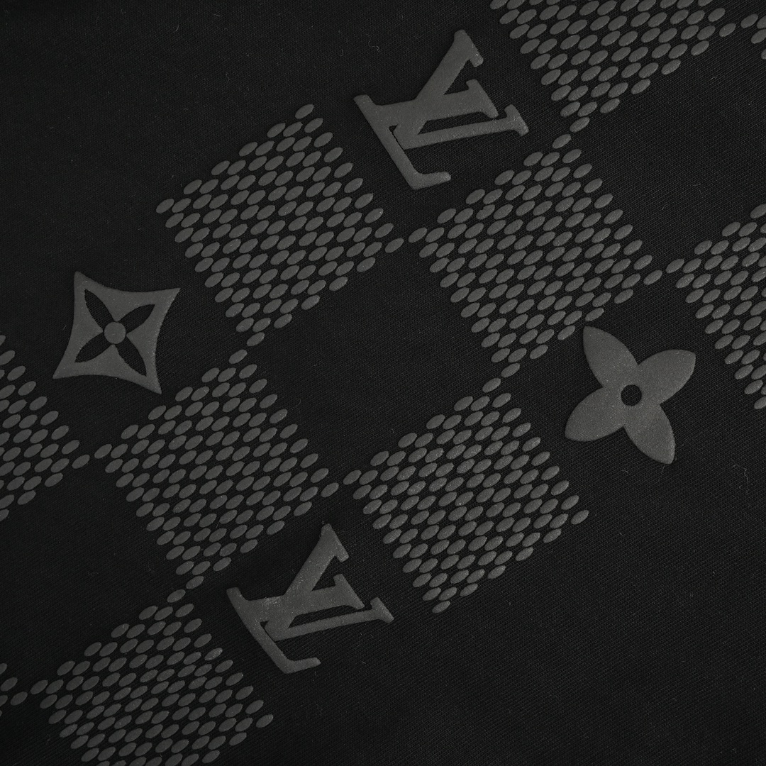Louis Vuitton 24ss side foam monogram print short sleeves