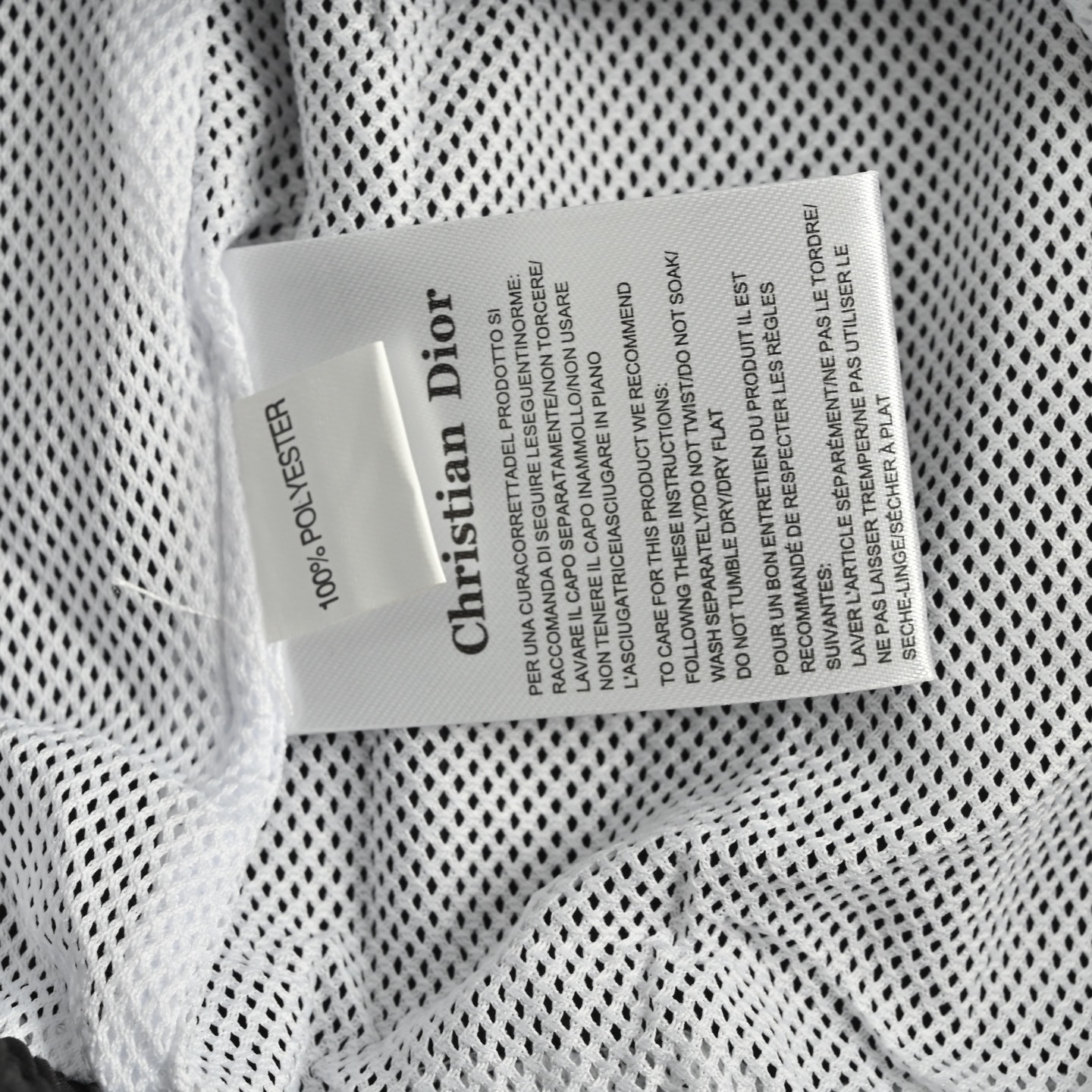 Dior 25ss embroidered letter back pocket monogram beach shorts