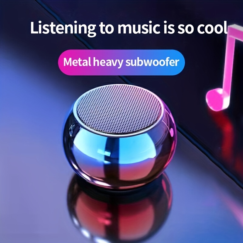 Portable Music Player Mini M3 Wireless Speaker With Subwoofer For HD Surround Sound