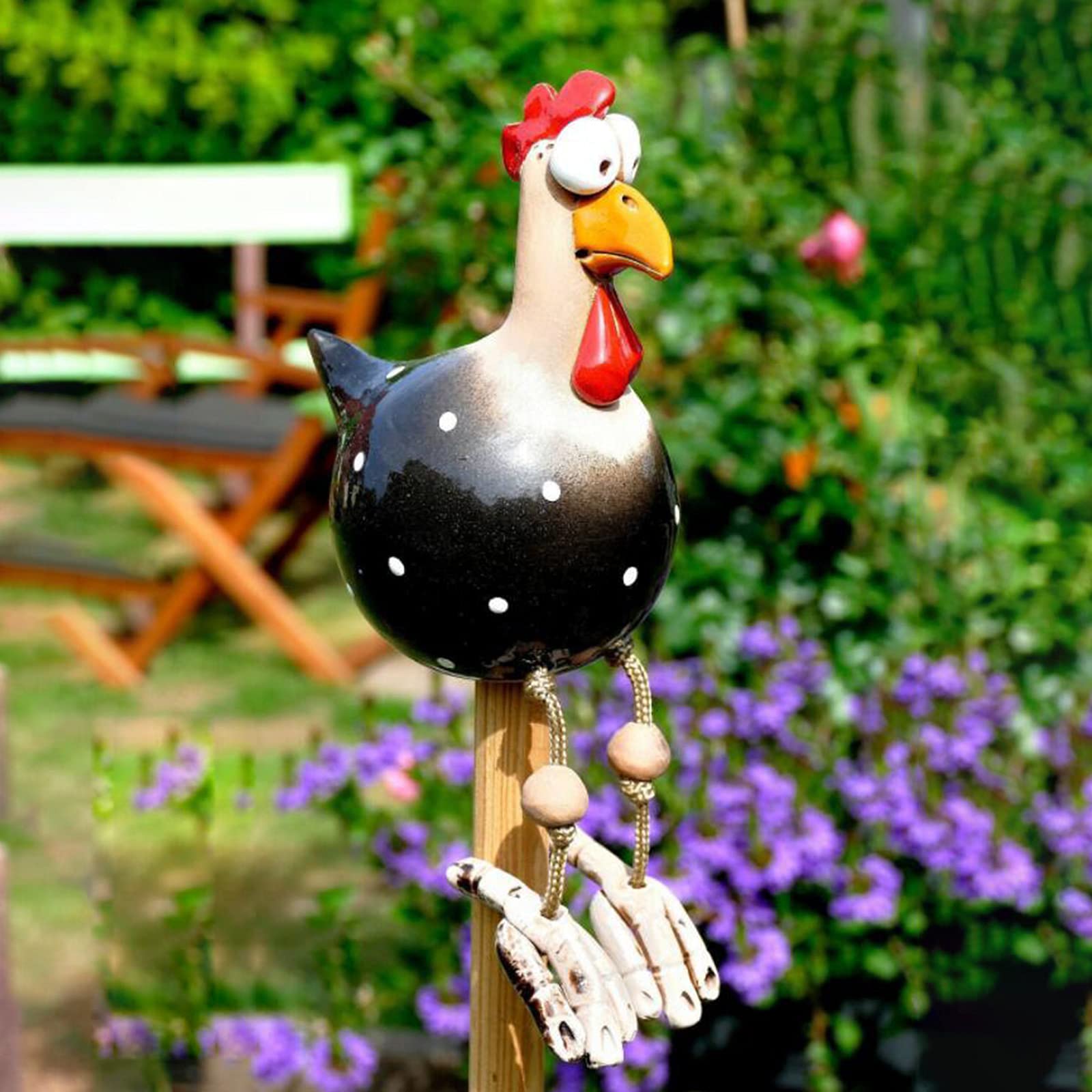 🔥Last Day 50% OFF🔥Funny Chickens Statues-Chicken Fence Decoration📦BUY 2 GET FREE SHIPPING NOW