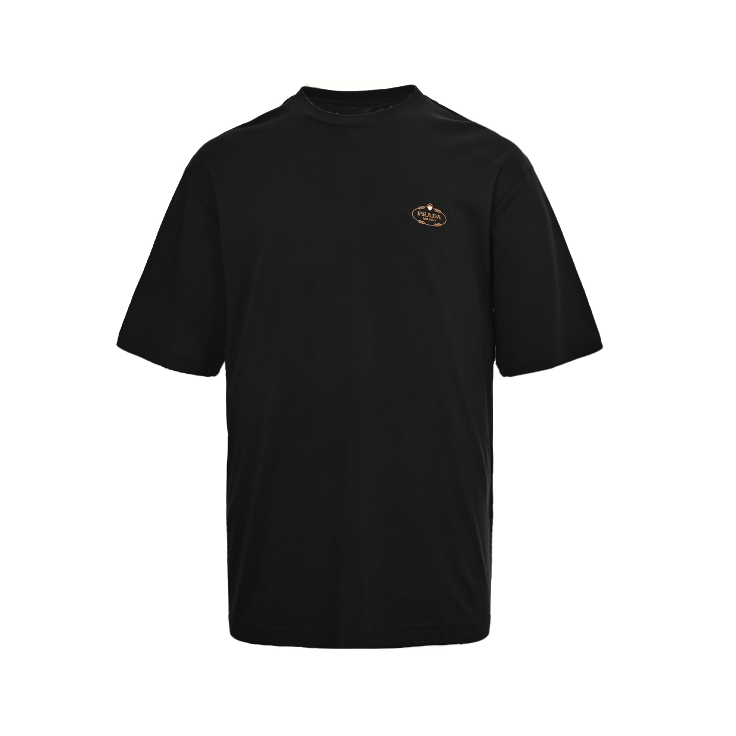 Prada 25ss chest embroidered patch logo short sleeve