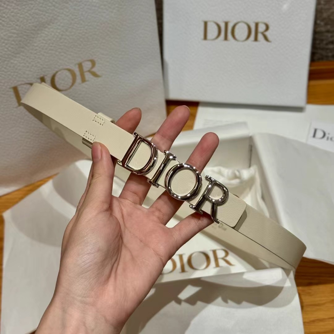 Dior Cowhide Women's Belt 2.0CM Width