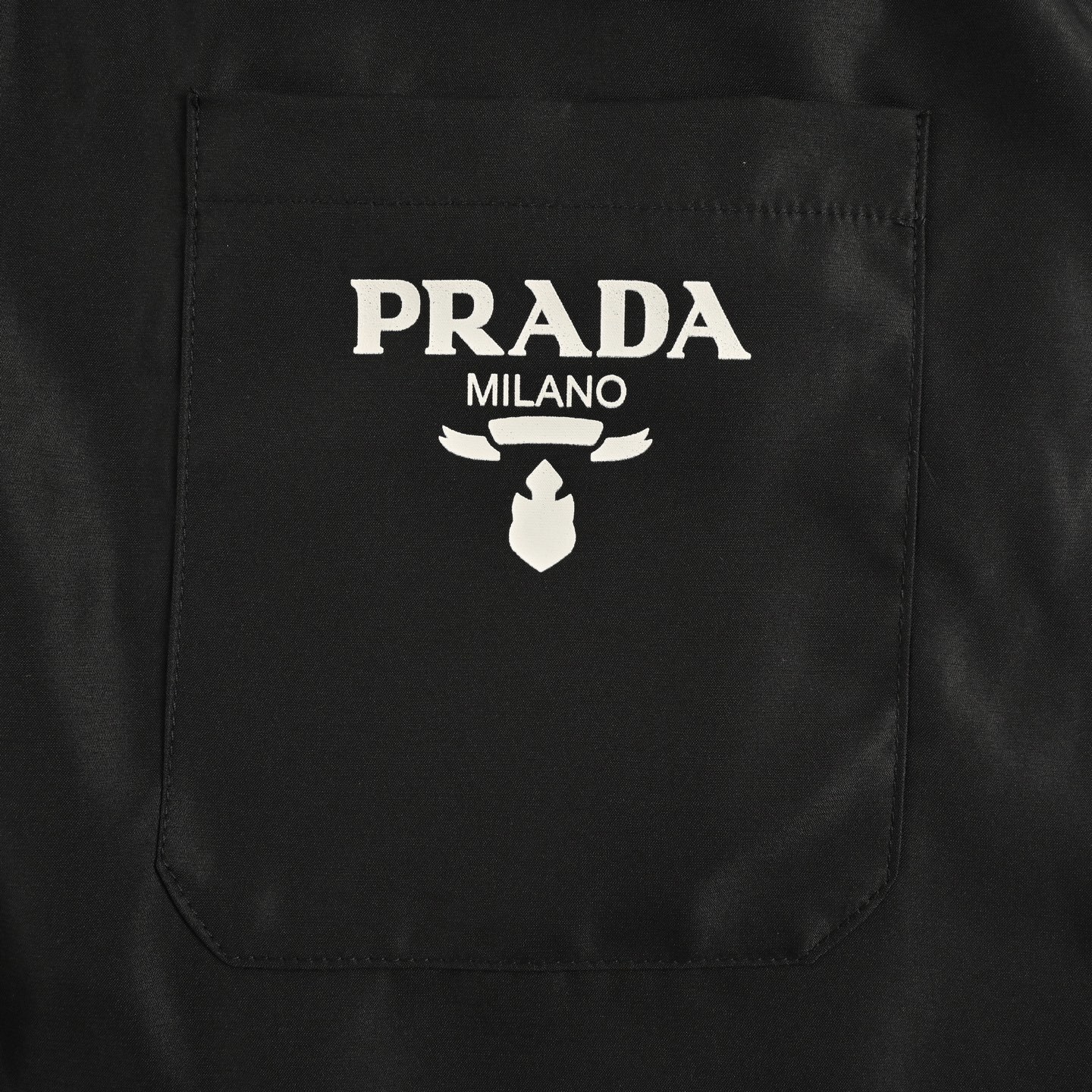 Prada 25ss triangle logo beach shorts