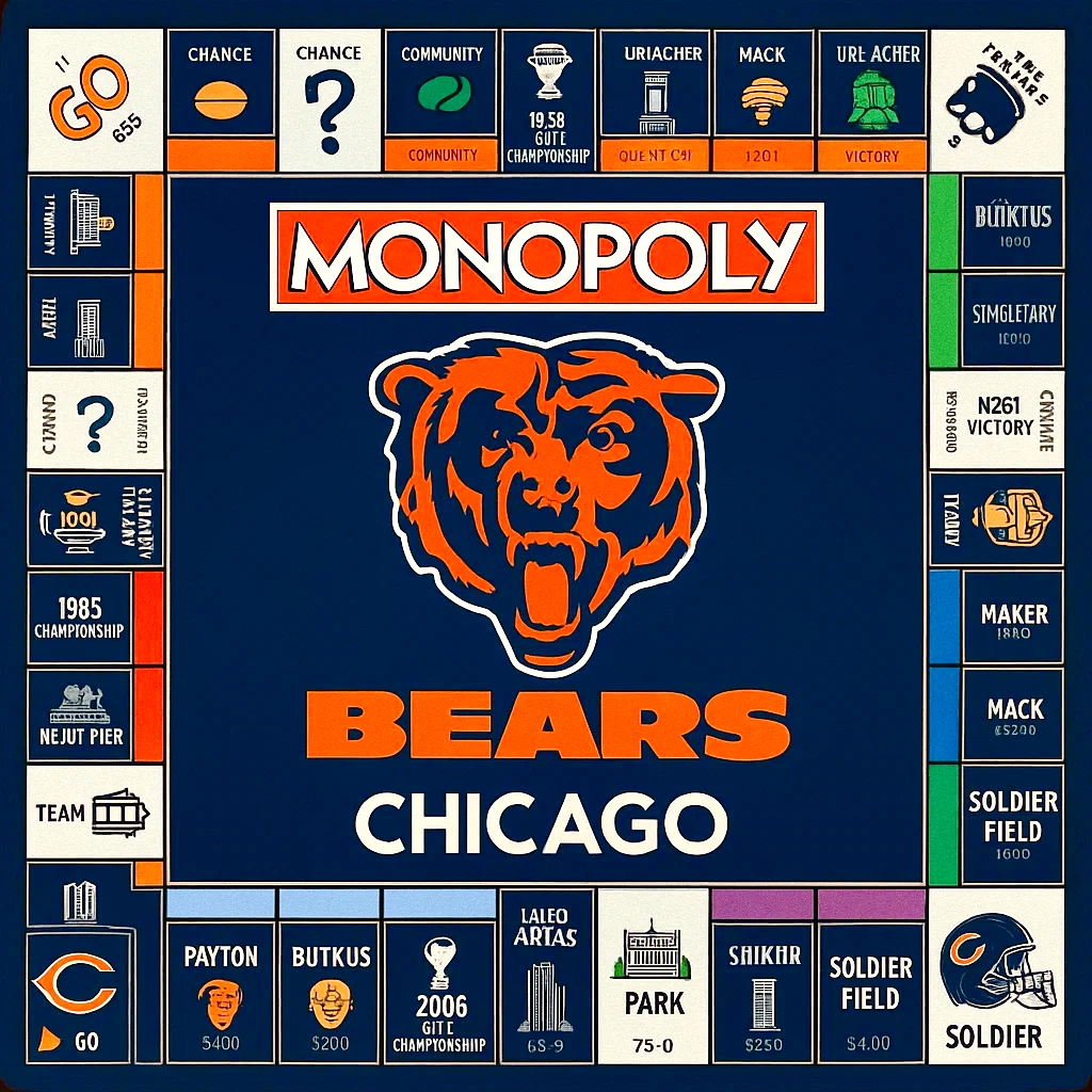 Chicago Bears Monopoly