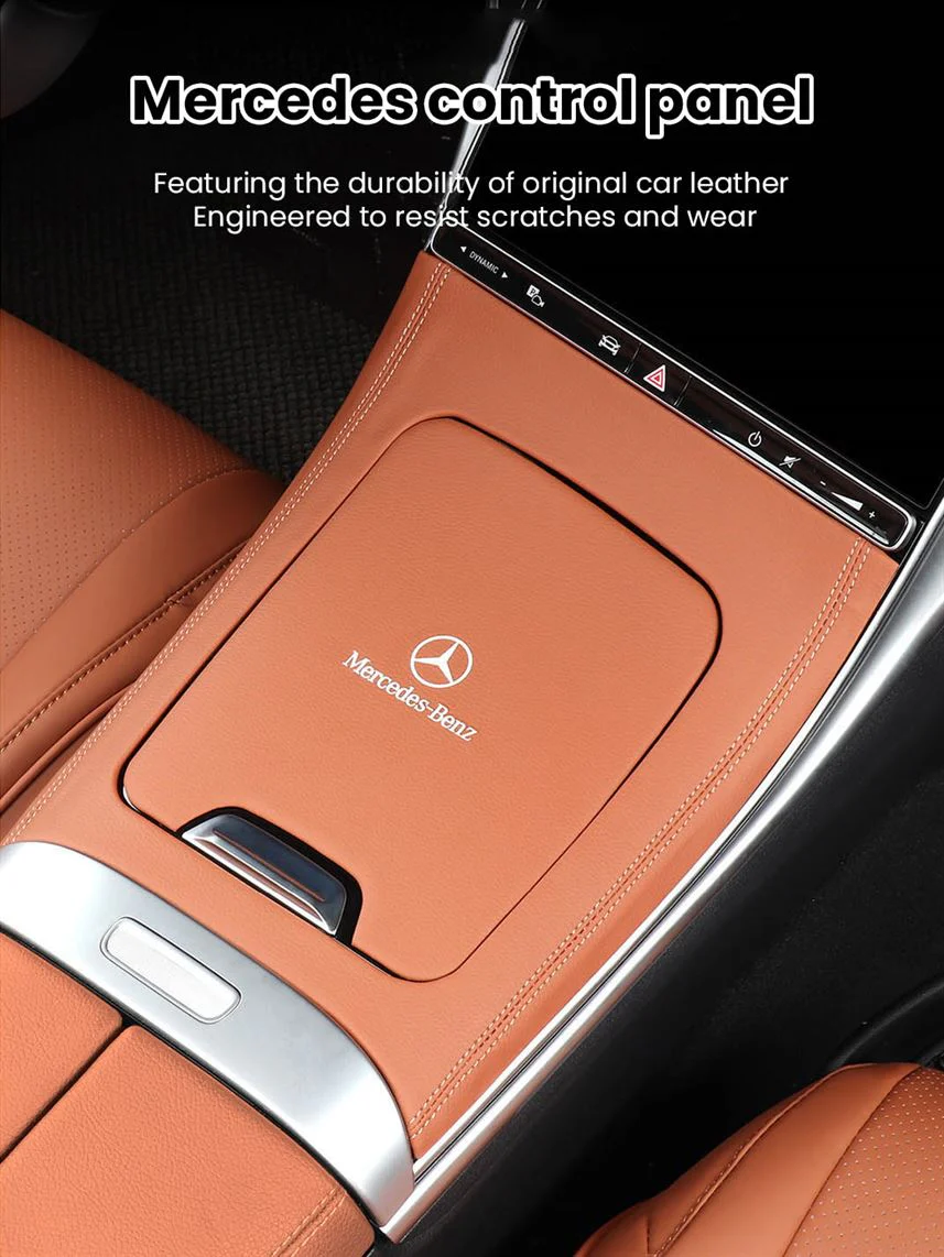 Leather Center Console Hard Cover
