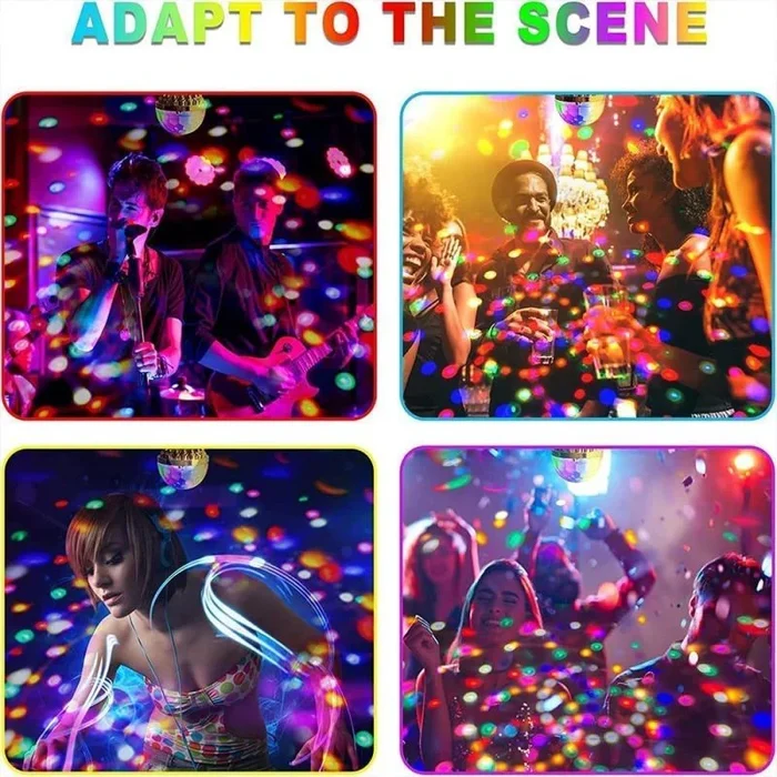 LAST DAY SAVE 49%OFF🔥Colorful Rotating Disco Ball Light - BUY MORE SAVE MORE