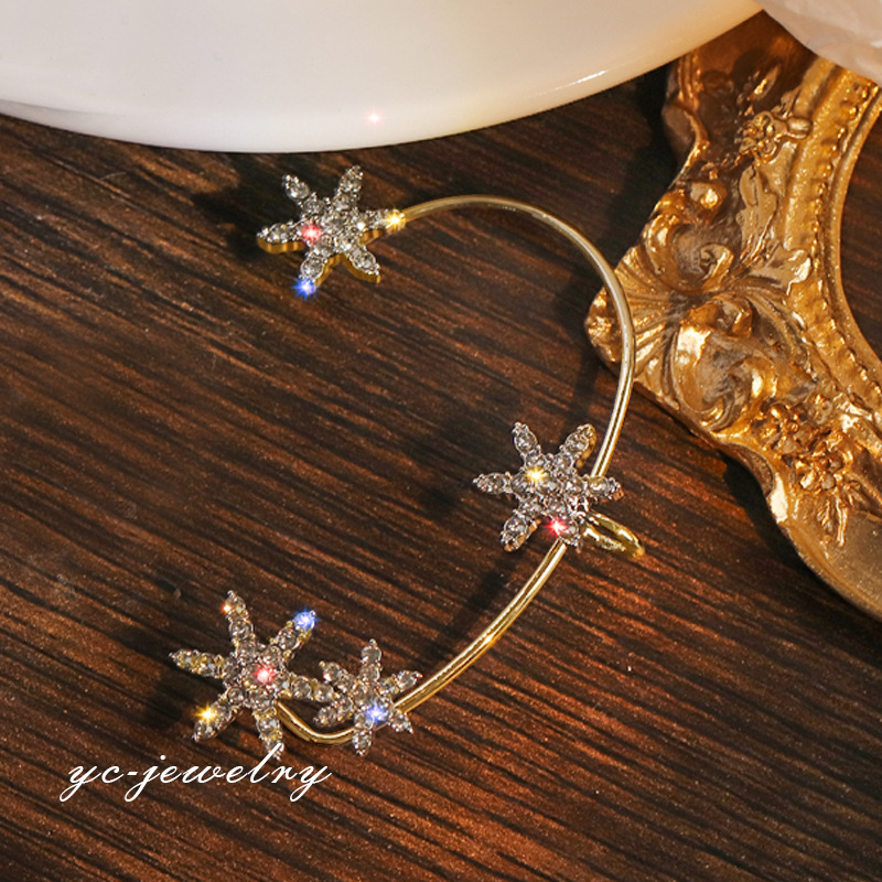 BUTTERFLY GARDEN CRESCENT EARRINGS