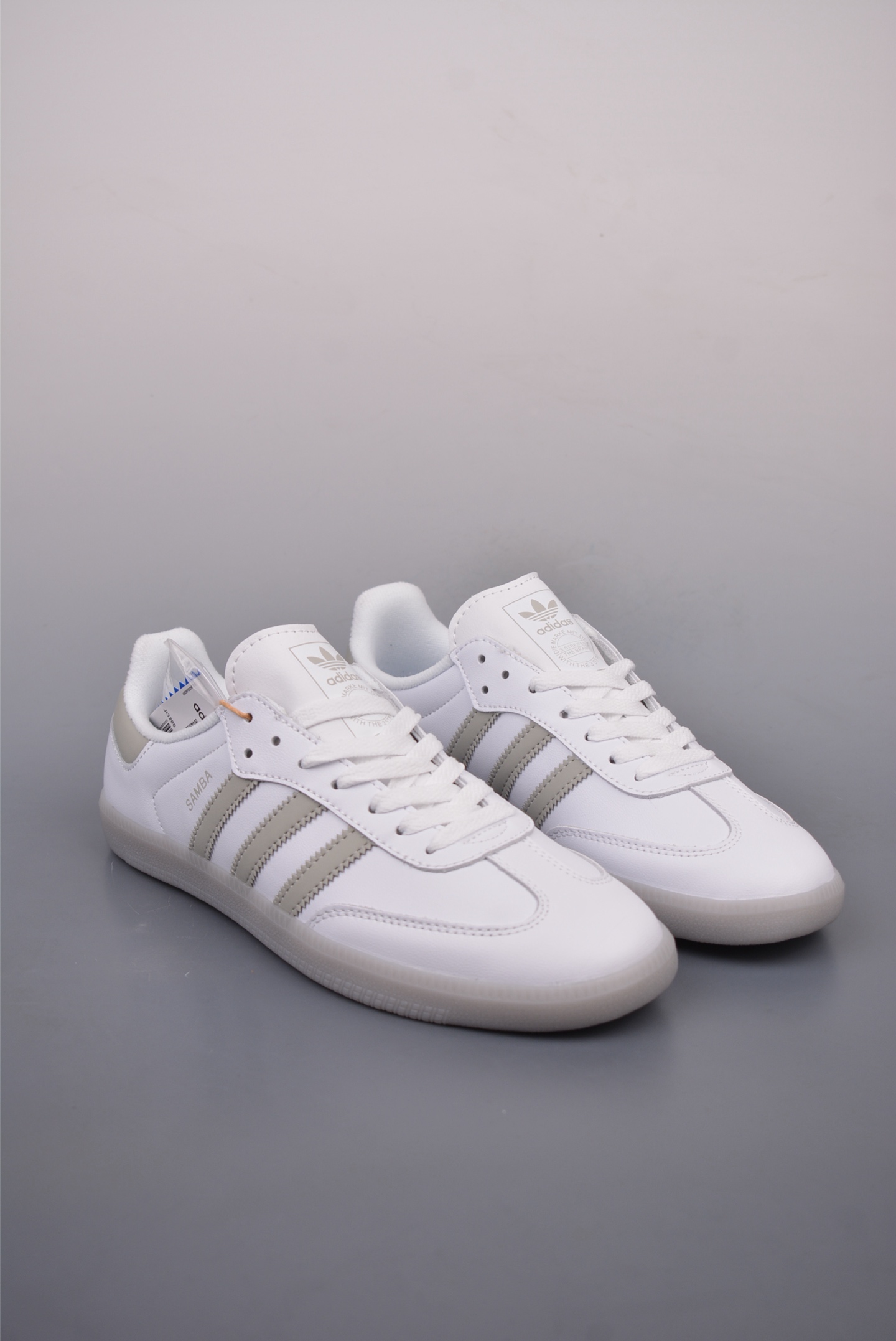 Adidas Originals Samba OG Leather White Grey JI3206