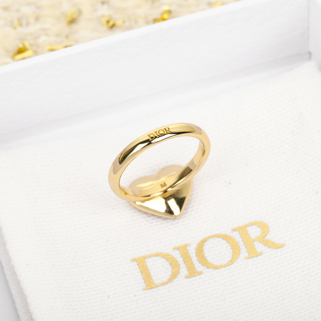Dior Limited Edition Hollow Heart Ring