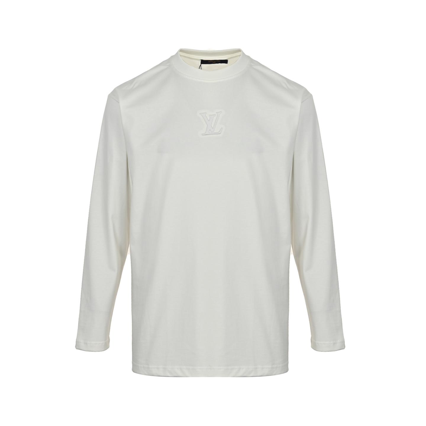 Louis Vuitton 25ss chest embossed lettering long-sleeved T-shirt