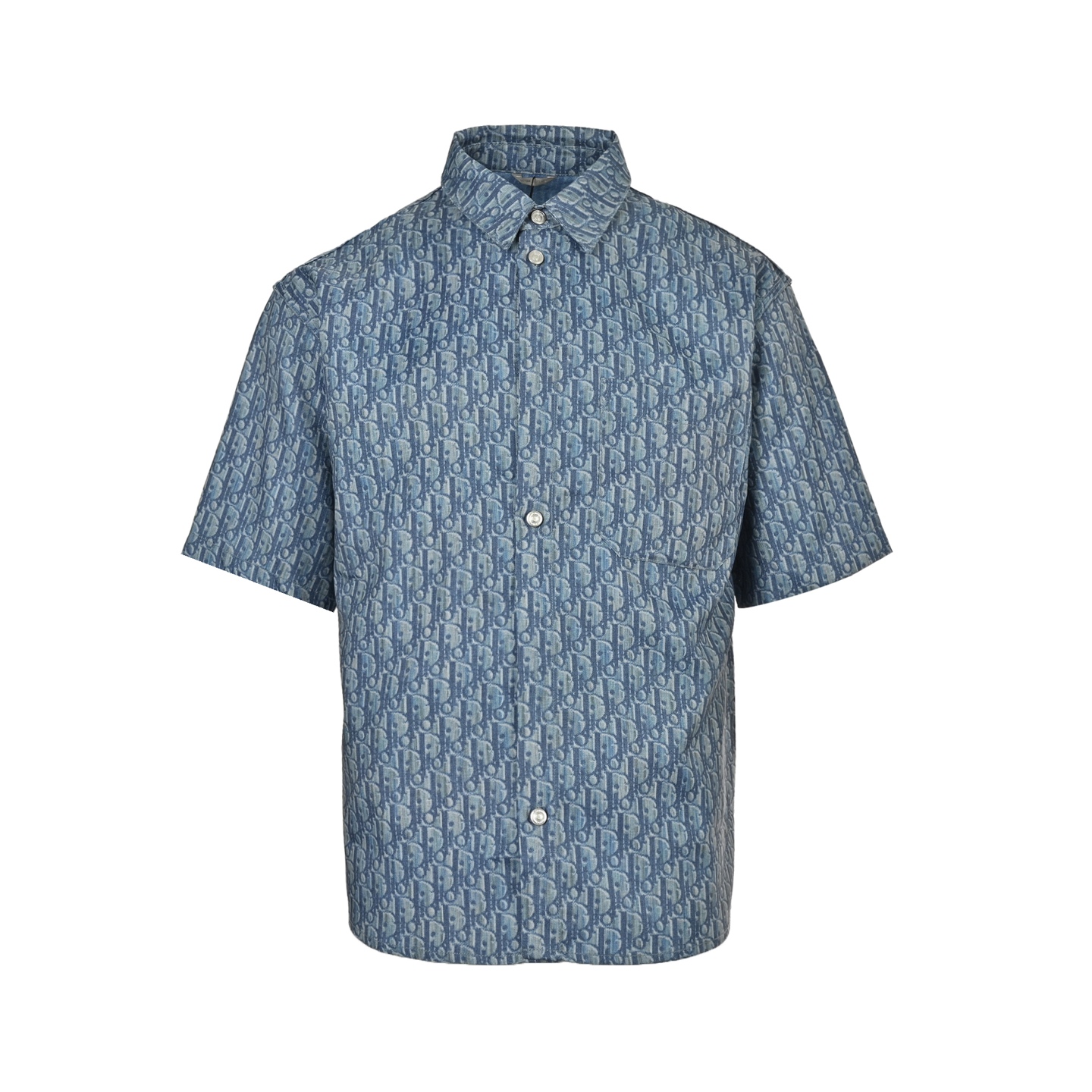 Dior 25ss all-over monogram short-sleeved shirt