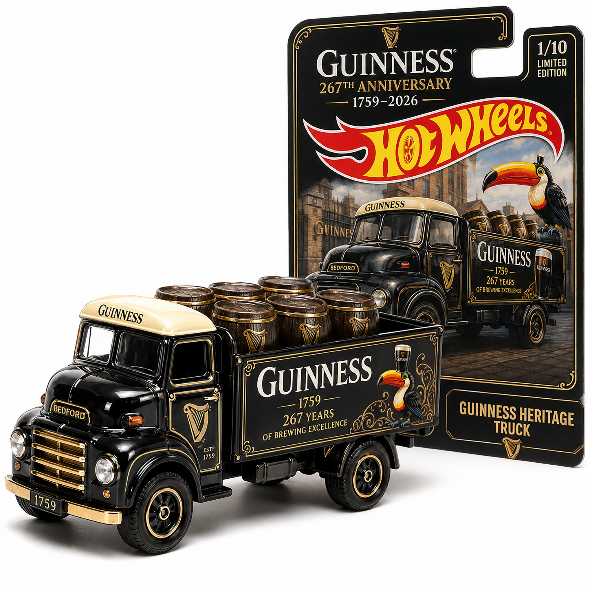 Hot Wheels Guinness 267th Anniversary Heritage Truck