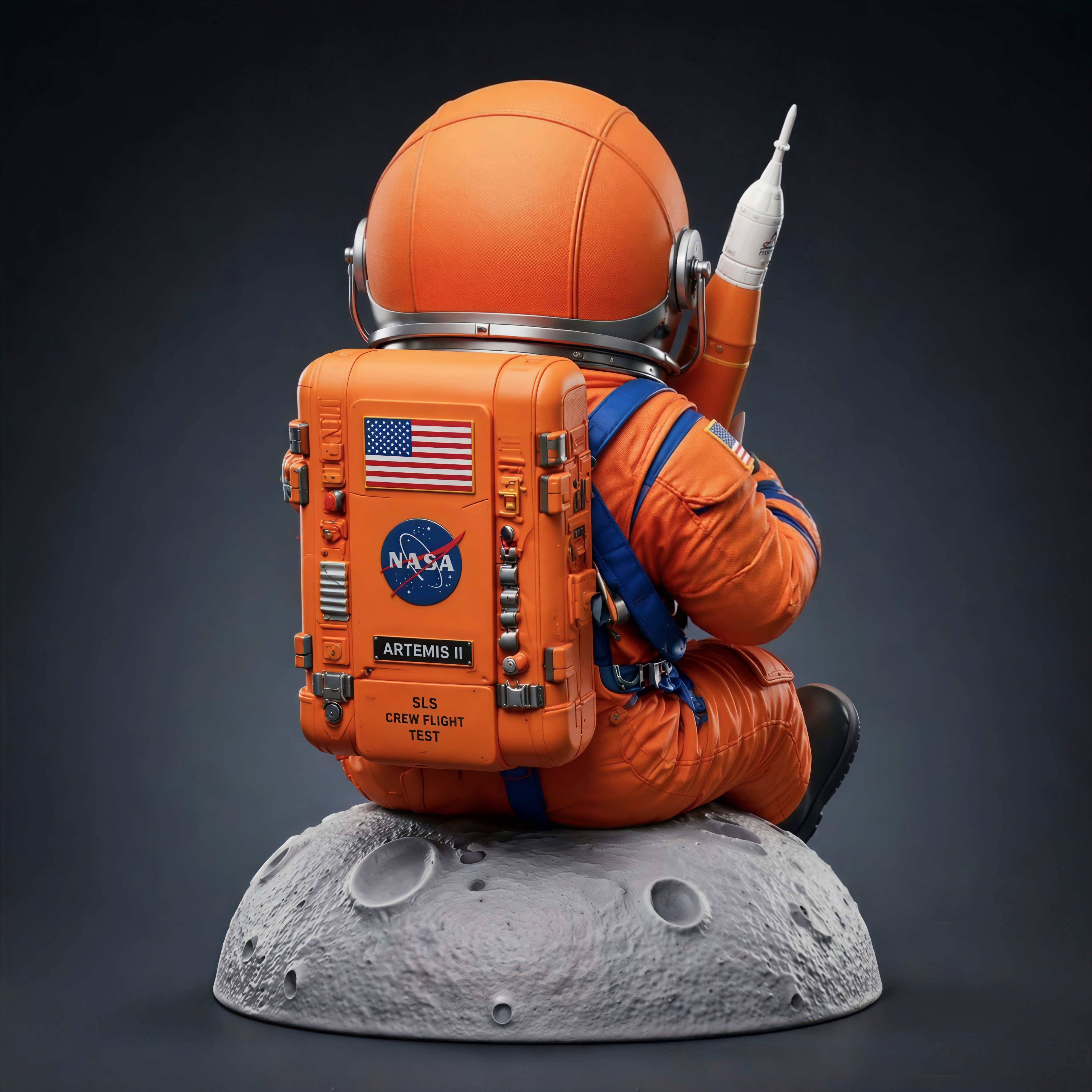 🚀 Artemis II: Moon Mission Astronaut – Future Explorer Figure 🌕