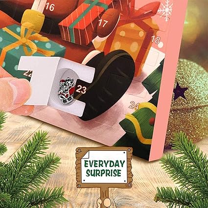 (The best gift for kids in 2024🎁) 24-piece DIY Christmas Advent Calendar Bracelet Set Blind Box🎄