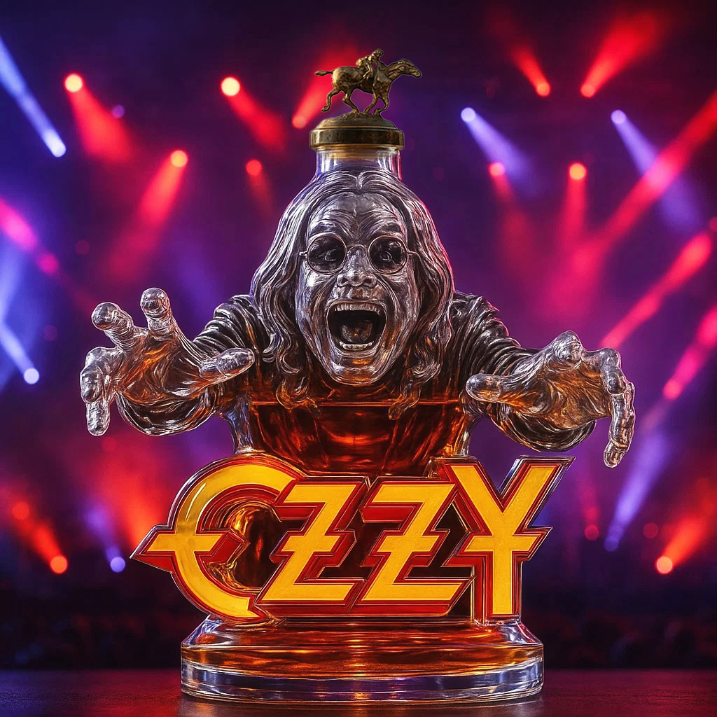 🕯️Ozzy Osbourne Whiskey Bottle