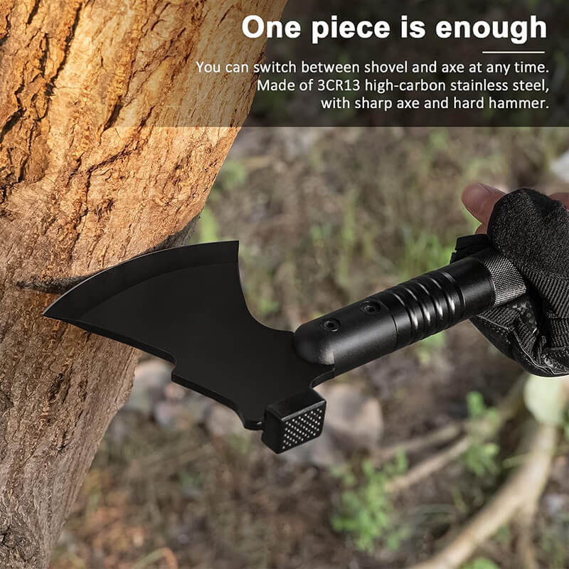 25 in 1 Survival Multi-Tool Shovel Kit