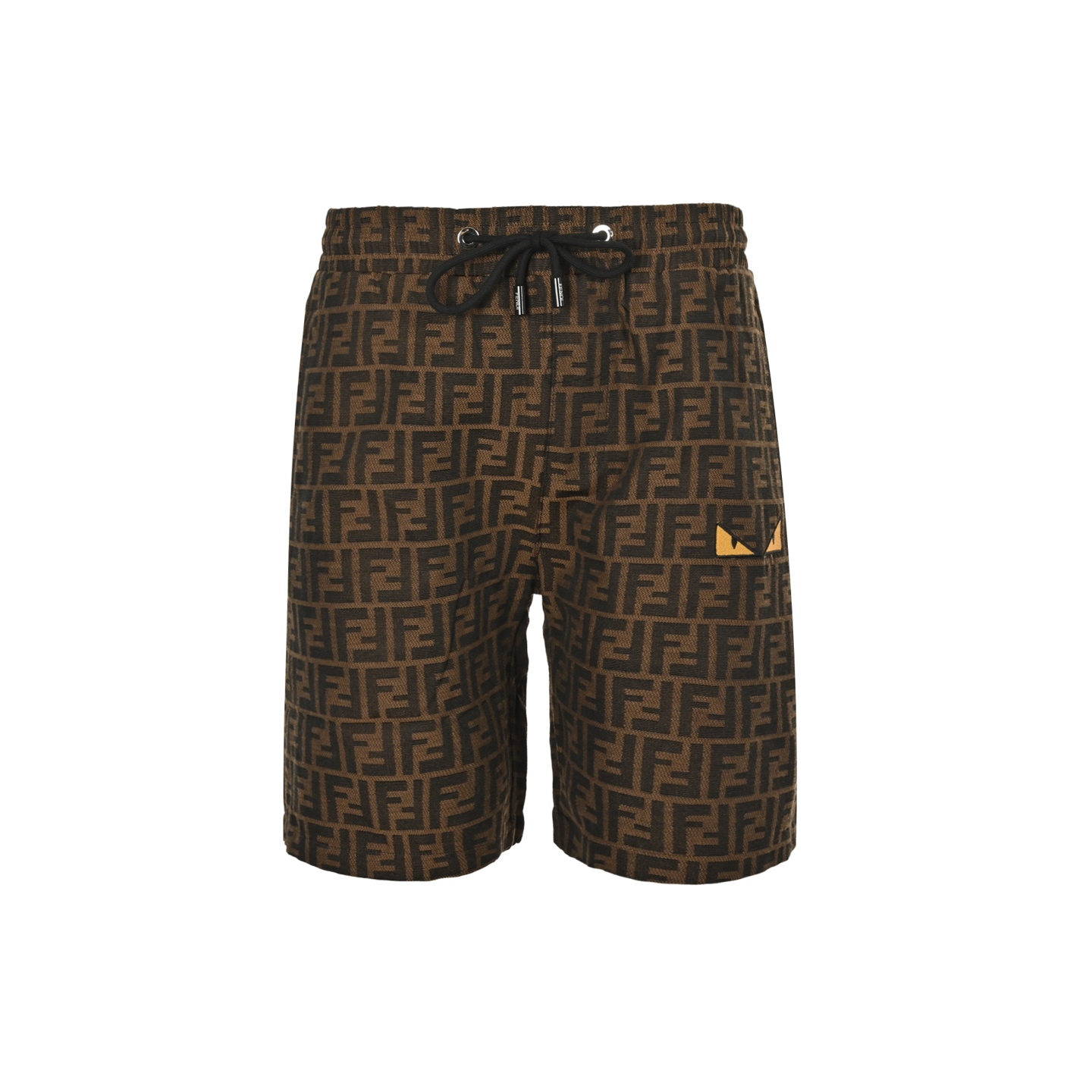 Fendi 25ss FF all-over jacquard eye embroidered shorts
