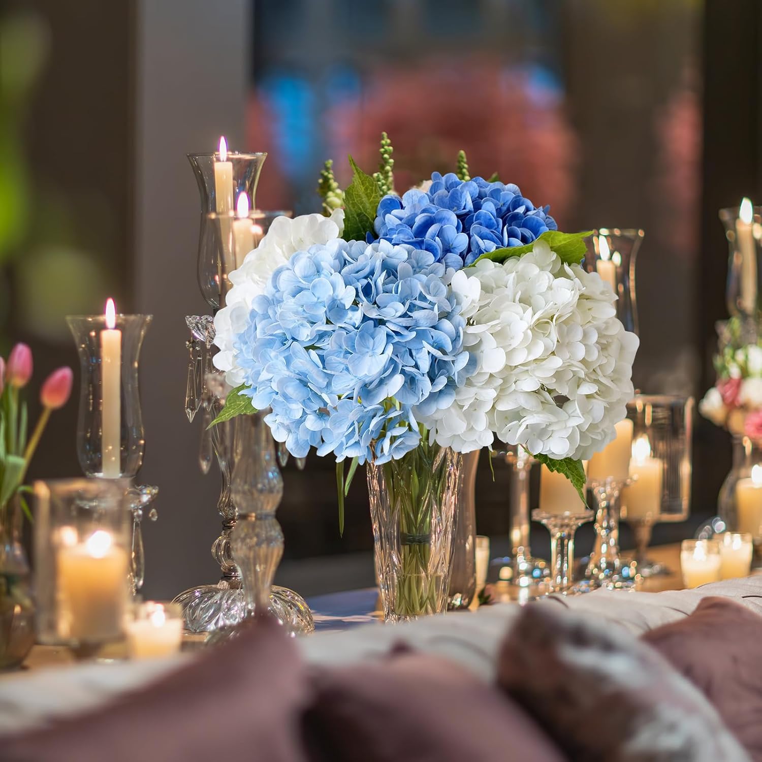 2025 ON SALE🔥4 Pcs Real Touch Hydrangea Artificial Flower Natural Lifelike