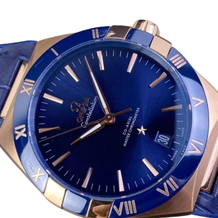 Omega Constellation Blue Strap 131.53.39.20.08.001 Near Original Replica