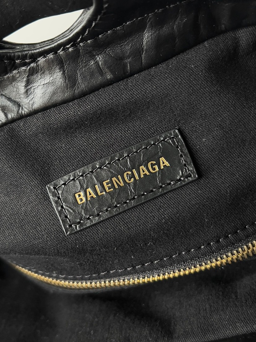 Balenciaga Crush Trash Clutch Large