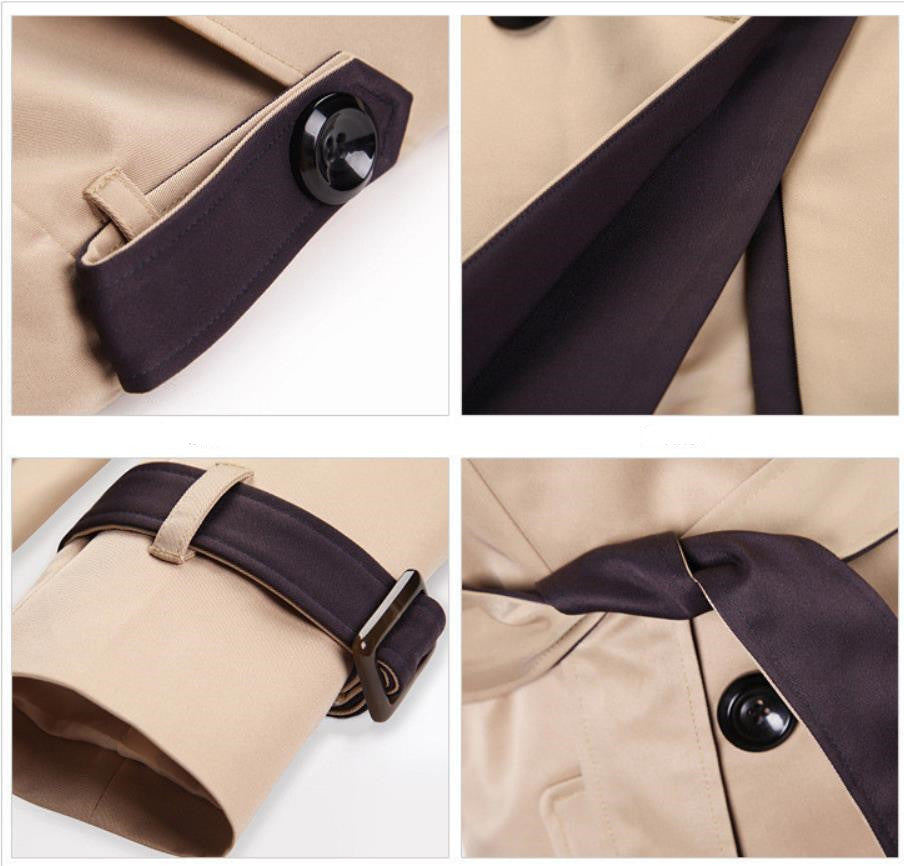 Korean Style Slim Fit Trench Coat for Women