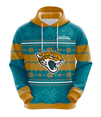 JACKSONVILLE JAGUARS 3D HOODIE XMAS01
