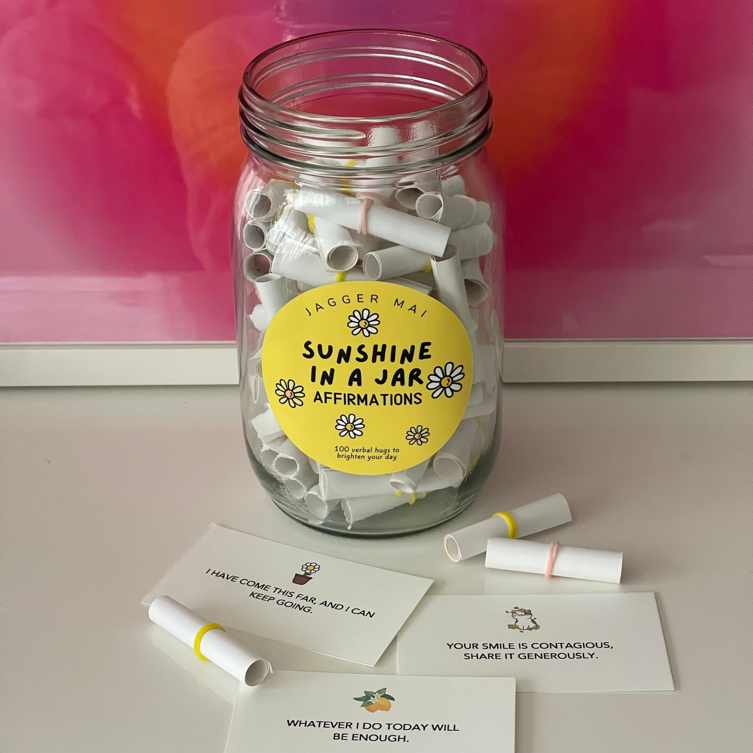 Affirmation Jar | Sending You Sunshine☀️