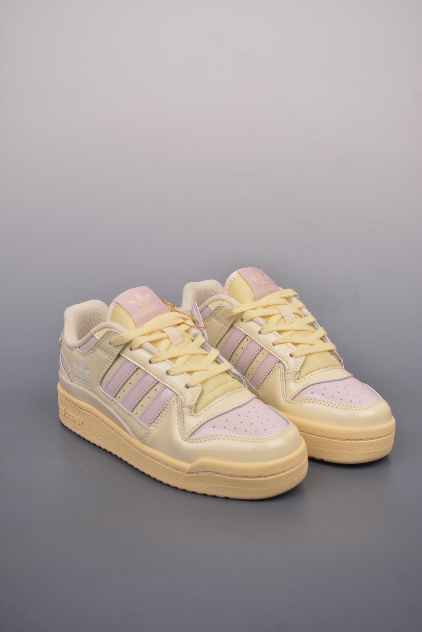Adidas Originals Forum 84 Low CL Cream Yellow Light Purple JH7944