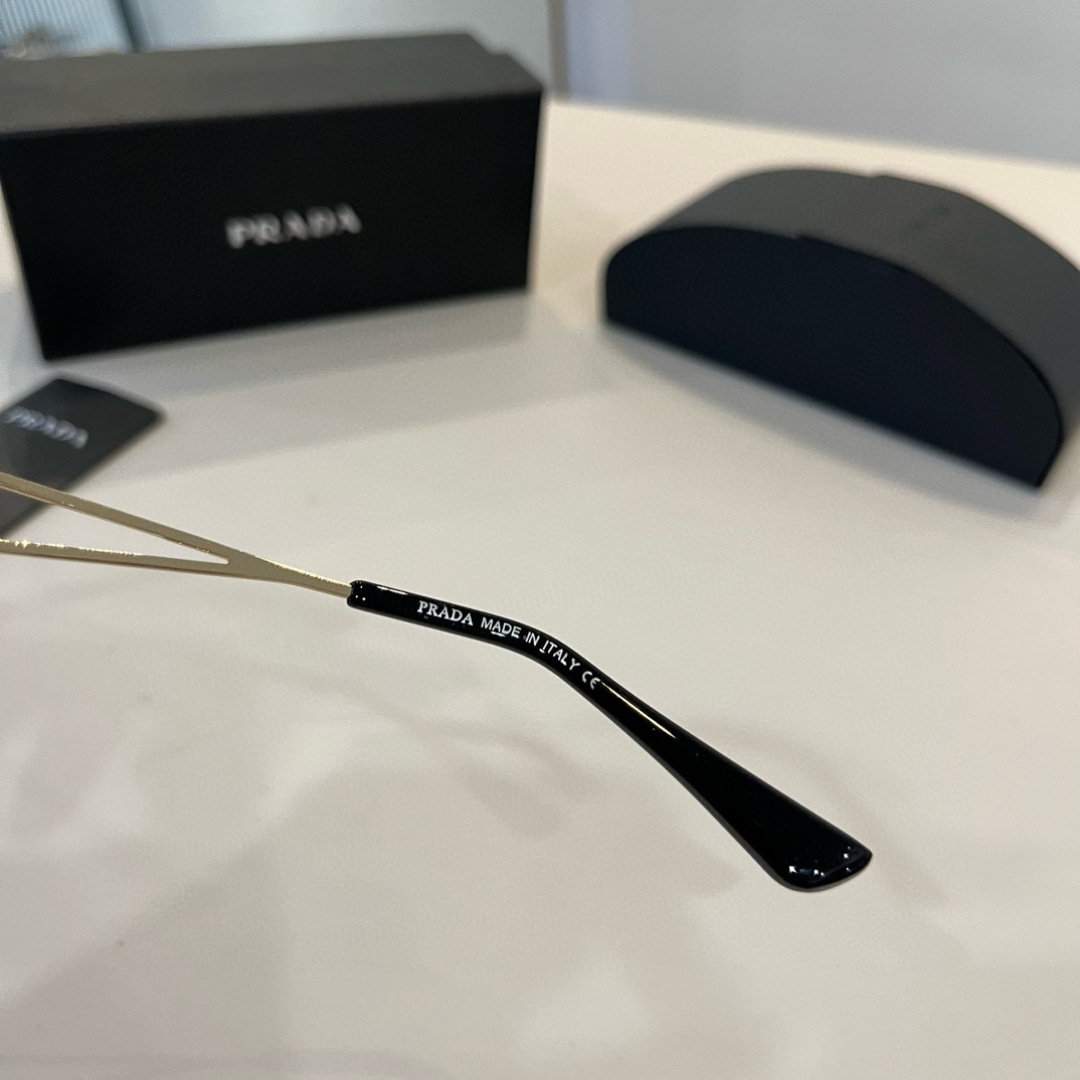 Prada round frame sunglasses