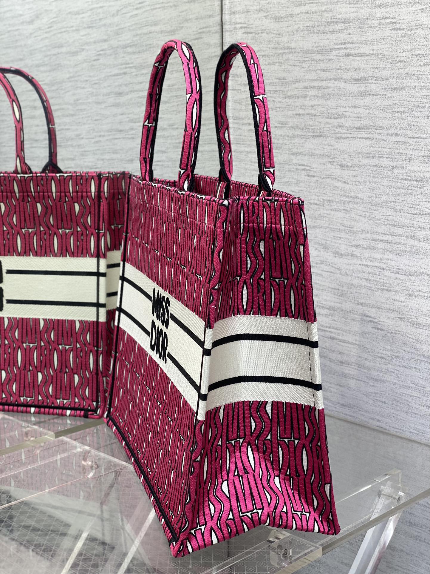 Dior Miss Embroidered Tote Shopping Bag