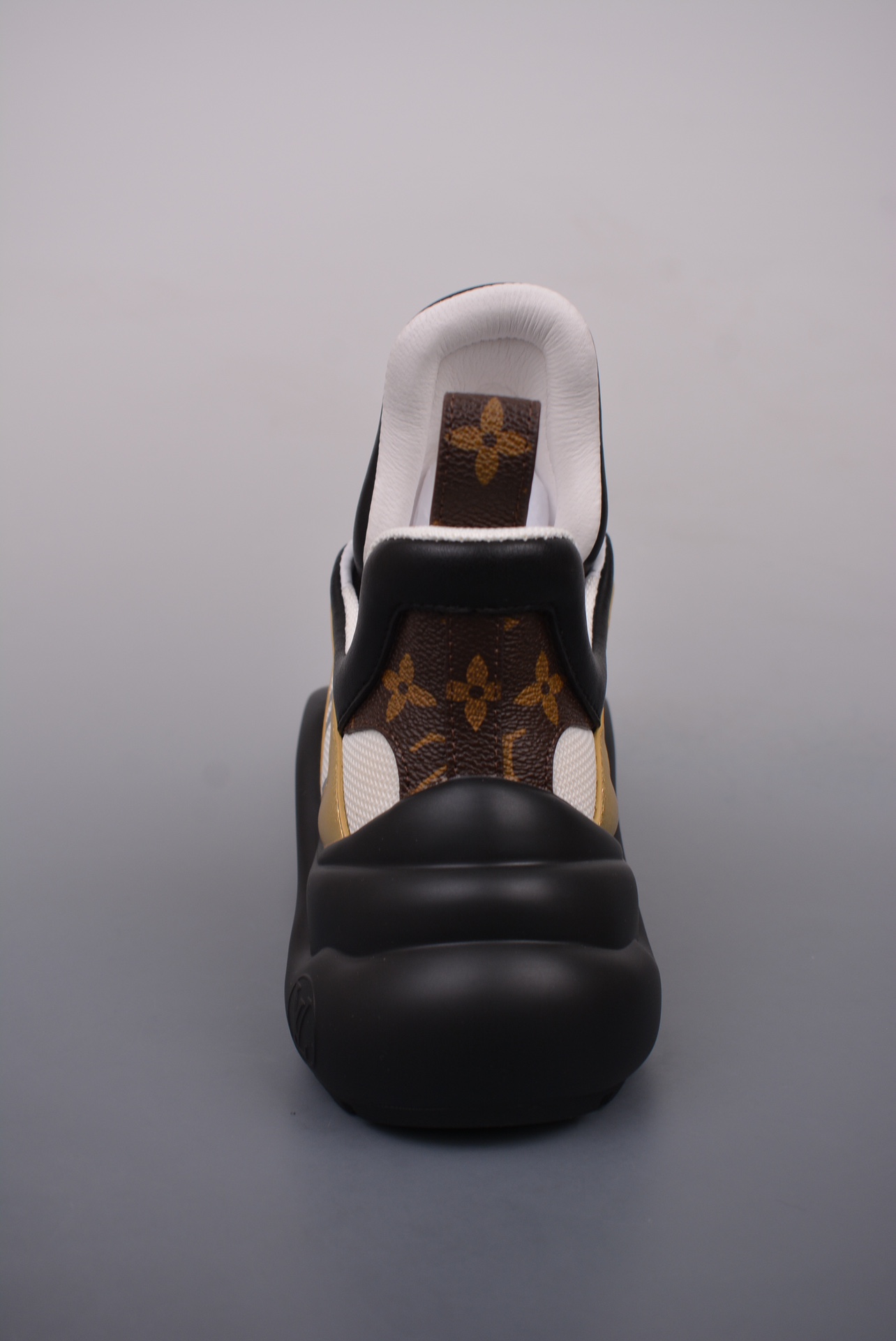 Louis Vuitton Archlight Sneakers White Gold Brown Jacquard