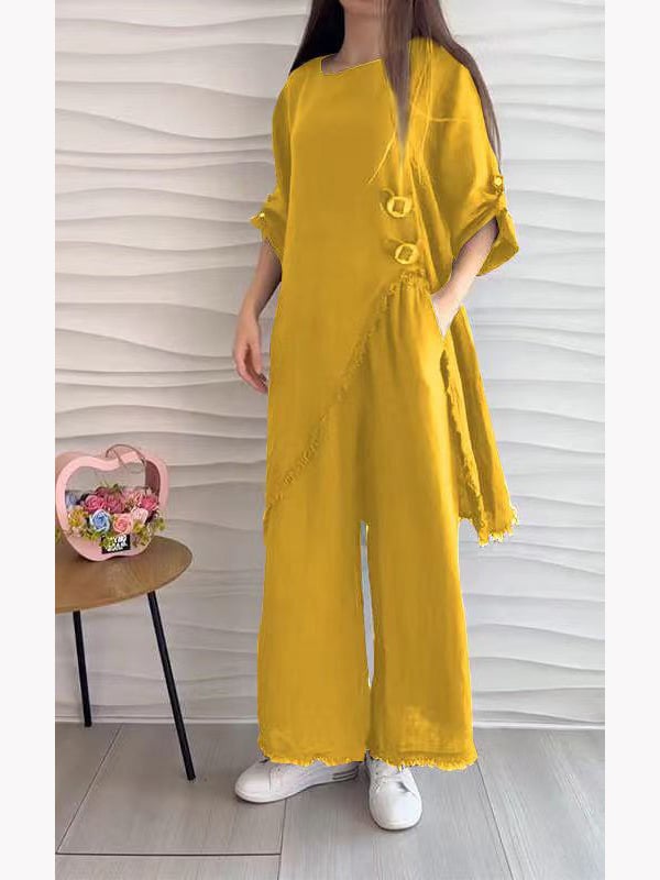2024 New fashion loose 2-piece set——Buy 2 Free Shipping