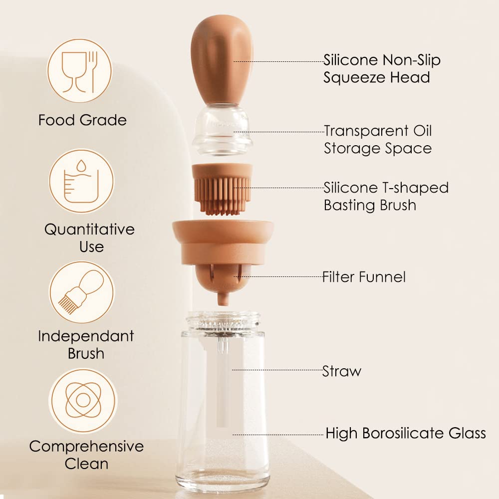 Oil Brush Bottle Dispenser